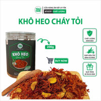 Khô Heo Cháy Tỏi 200g - Đậm Đà, Vị Truyền Thống | Đóng Hộp ATVSTP - YOLO Food