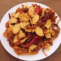 Khô heo cháy tỏi Tây Bắc 350gr