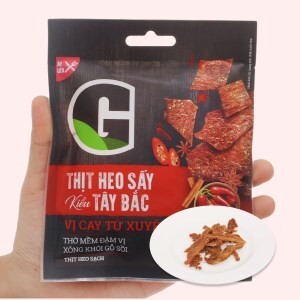 Khô heo vị cay Tứ Xuyên G 25g