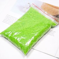 KHO-HN  Bột nhựa xốp gói 20gram mô phỏng rêu, cỏ, lá cây trang trí tiểu cảnh, bonsai, DIY - Xanh lá non