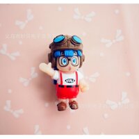 KHO-HN  Mô hình Arale siêu cute cho các bạn trang trí tiểu cảnh, chế móc chìa khóa DIY - số 1