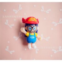 KHO-HN  Mô hình Arale siêu cute cho các bạn trang trí tiểu cảnh, chế móc chìa khóa DIY - số 4