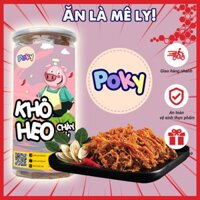 Khô lợn, khô heo cháy bơ tỏi 300gram, bơ thơm cay vừa. Poky-Ăn vặt Hà Nội