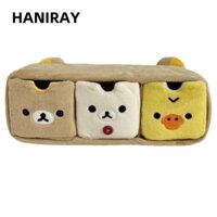 Kho lưu trữ văn phòng phẩm HANIRAY, Tủ quần áo gấu thư giãn Rilakkuma vui nhộn sang trọng, Lưu trữ máy tính để bàn hoạt hình Kawaii