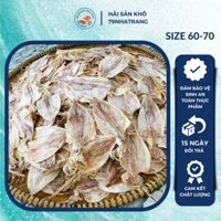 Khô mực Nha Trang Size 50-55 Con/1kg, mực khô size vừa, khô mực nguyên con cũng có vị ngọt và dai.