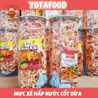 khô mực xé sợi hấp nước cốt dừa