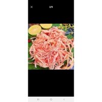 Khô mực xé xợi hấp nước 🥥