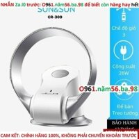 Kho Quạt Không Cánh Để Bàn Hoặc Treo Tường CR309 – Điều Khiển Từ Xa - 3 Tốc Độ Gió Xoay180 Độ