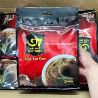 (kho sỉ) CÀ PHÊ G7 HÒA TAN ĐEN BỊCH 100 GÓI - hàng loại 1