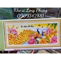 (Kho sỉ) Tranh đính đá Gia hoà vạn sự hưng D9256 110x50 cm ( chưa đính)