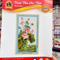 (KHO SỈ) Tranh đính đá tranh thêu chữ thập cá hoa sen Gia hòa vạn sự hưng giá rẻ Y8182 Y8183 DX1275 DX1127 MN0200 MN0238