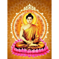 (Kho Sỉ)Tranh Thêu Chữ Thập Phật Thích Ca Mâu Ni , PHẬT TỔ A1126, A1067, a1127 , 222348 ,DV6280:50x70 cm(tự thêu)