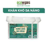 KHO THỦ ĐỨC_Thùng 02 Túi Khăn Vải Khô Đa Năng Cho Bé Lamy 600Gr Khoảng 500 Tờ/Túi Mềm Dai Thấm Hút