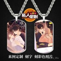 Khó thuyết phục Sang Yanwen Yifan, phụ kiện cùng phong cách, ảnh màu khắc, huy hiệu quân đội, mặt dây chuyền, vòng cổ, m