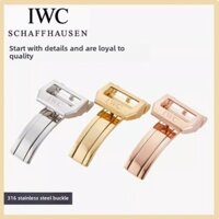 Khóa 18mm cho khóa đồng hồ IWC Bồ Đào Nha Khóa thép không gỉ Khóa gấp Bạc Vàng
