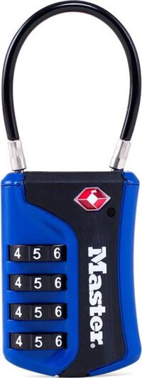Khóa 4 số Master Lock 4697 D có TSA khóa vali hành lý du lịch