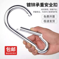 Khóa an toàn mạ kẽm, móc carabiner, móc khóa, móc lò xo chịu lực cao, khóa an toàn, khóa dây chó