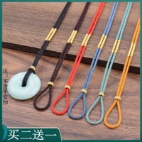 Khóa An Toàn Sáp Ong Mặt Dây Chuyền Ngọc Mặt Dây Chuyền Đặc Biệt Dây Vàng Sợi Đan Tay Vòng Cổ Dây Nam Nữ Mặt Dây Chuyền Dây Vàng Cao Cấp 4.4