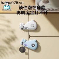 Khóa An Toàn Trẻ Em Ngăn Kéo Khóa Bảo Vệ Khóa Cửa Di Động Giá Đỡ Tủ Cửa Tủ Lạnh Máy Đựng Nước Chống bỏng Kẹp Tay