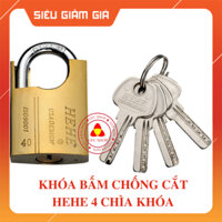 Khóa bấm chống cắt HEHE đủ size 40-50-60mm tặng kèm 4 chìa khóa