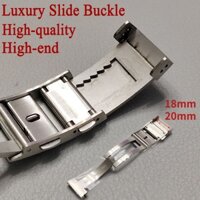 Khóa Bấm Dạng Gập Bằng Thép Không Gỉ 316L 18Mm 20mm Chất Lượng Cao Cho Mido Seiko