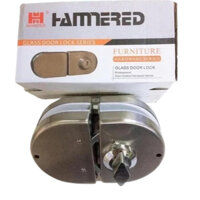 Khoá bán nguyệt đơn/ đôi Hammered cửa lùa kính cường lực