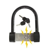 Khóa Bánh Xe Máy Chống Trộm Chống Cắt Có Còi Hú LK605 Báo Động 110db