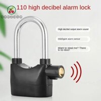 Khóa báo động ERZAP, Ổ khóa chống trộm còi báo động 10db chống trộm, Cảm biến chuyển động tích hợp thông minh An ninh Khóa cửa chống nước có cổng chìa khóa Bemodst