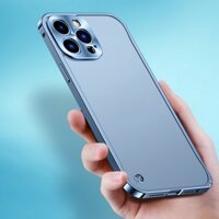 [Khóa cá ngựa kim loại] Ốp lưng iPhone chống sốc trong suốt cạnh thẳng có bảo vệ Camera cho iPhone 16 15 14 13 12 Pro Max Vỏ điện thoại Vỏ điện thoại