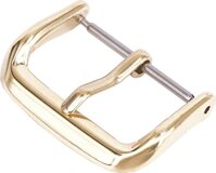 Khóa cài dây đồng hồ thép không gỉ cao cấp - 18mm - Vàng  Gold