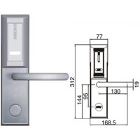 Khóa cảm ứng từ cho khách sạn HUNE 930SS-3-D