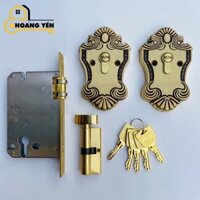 Khoá chìm thân bi bằng đồng, Khóa mồm bi cửa mở hai chiều lắp Elupo lắp cùng tay nắm cửa cổng ELP690, Khóa cửa không tay