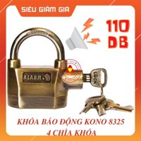 Khóa chống trộm báo động Kono 4 chìa khóa NC-8325 - còi hú 110 DB