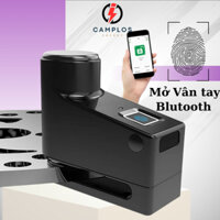 Khóa chống trộm cho xe máy xe đạp điện không cần chìa, khóa xe máy dùng vân tay và kết nối blutooth với điện thoại