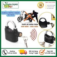 Khóa Chống Trộm, Khóa Cửa, Xe Máy, Tủ Cho Gia Đình Có Còi Hú Báo Động, Chống Cắt An Toàn Tuyệt Đối