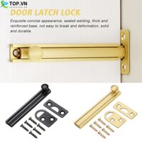 Khóa chốt cửa bằng đồng thau Phòng tắm Phần cứng an ninh gia đình có vít [yafeetop]