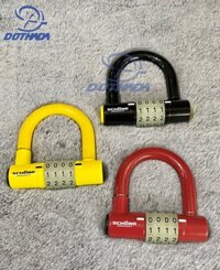 Khóa chữ U dạ quang 4 số Schone 801 - Đức