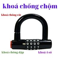 Khoá chữ U mật mã 4 số chống trộm gia đình không cần chìa khoá