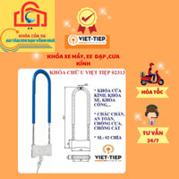 Khóa chữ U Việt Tiệp 2313 - Khóa xe máy, xe đạp, cửa kính( càng dài khoá cửa kính cường lực)