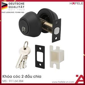 Khóa cóc 2 đầu chìa đầu Hafele 911.64.384