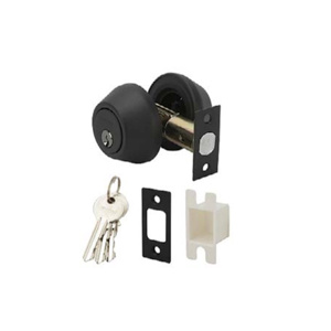 Khoá cóc 2 đầu chìa đen mờ Hafele 911.83.569