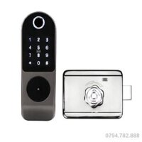 Khóa cổng sắt vân tay IBC A28