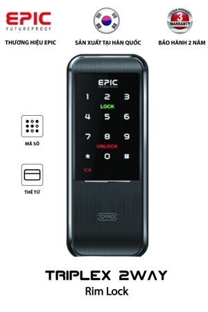 Khóa cổng thẻ từ Epic Triplex 2way