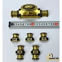 Khoá Cremon bằng đồng, Chốt cửa Sông Hồng cửa đi, cửa sổ, Bộ clemon khóa cửa HC09