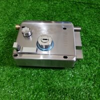 Khóa cửa cổng sắt hộp Inox 304 Pasini V699-1