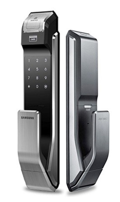 Khóa cửa điện tử có tay cầm Samsung SHS-P718XMK/EN
