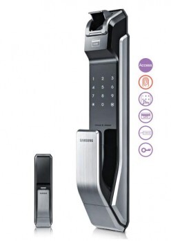 Khóa cửa điện tử có tay cầm Samsung SHS-P718XMK/EN