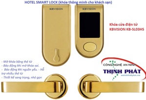 Khóa cửa điện tử khách sạn Kbvision KB-SL03HS/KB-SL03HG