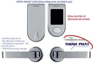 Khóa cửa điện tử khách sạn Kbvision KB-SL03HS/KB-SL03HG