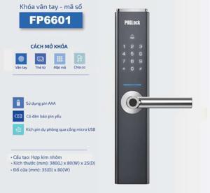 Khóa cửa điện tử PHGLock FP6601